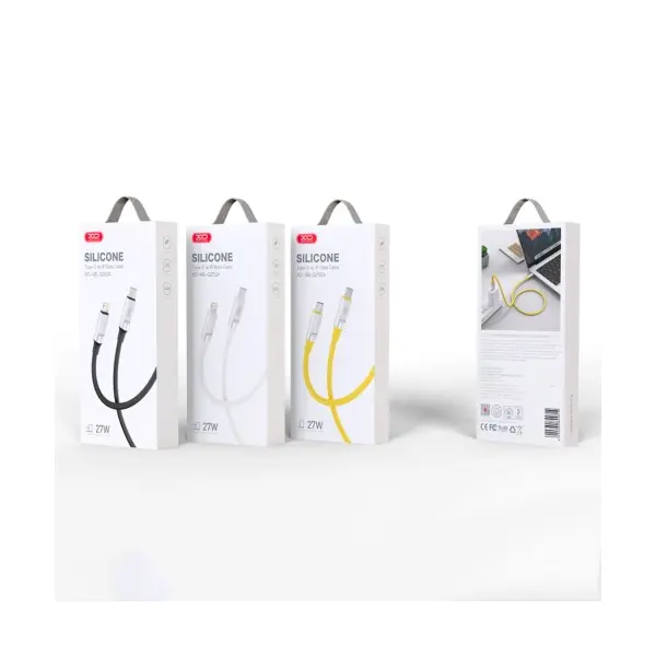 MR4_136199 Кабель xo nb251 liquid silicone rubber для lightning 6a, 1m, чорний 
