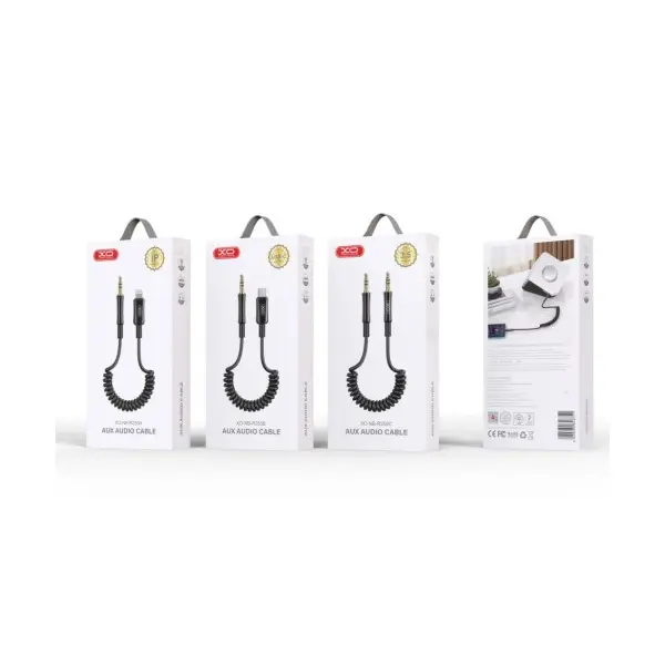АДАПТЕР XO NB-R255C 3.5MM TO 3.5MM, ЧОРНИЙ