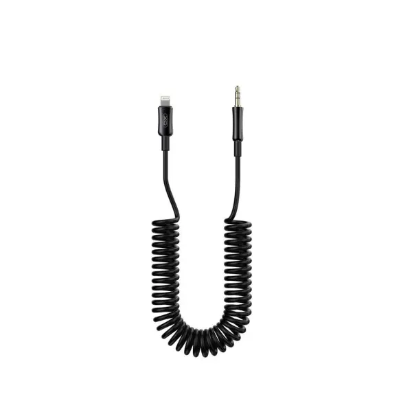 АДАПТЕР XO NB-R255A LIGHTNING TO 3.5MM, ЧОРНИЙ