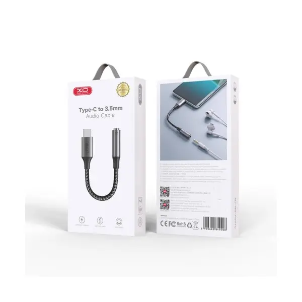 АДАПТЕР XO NB-R257C TYPE-C TO 3.5MM МАТОВИЙ