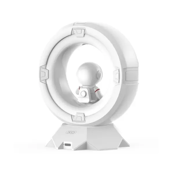 НІЧНИК XO OZ12 SPACEMAN TRI-COLOR NIGHT LIGHT PAT LIGHT 1200MAH, БІЛИЙ
