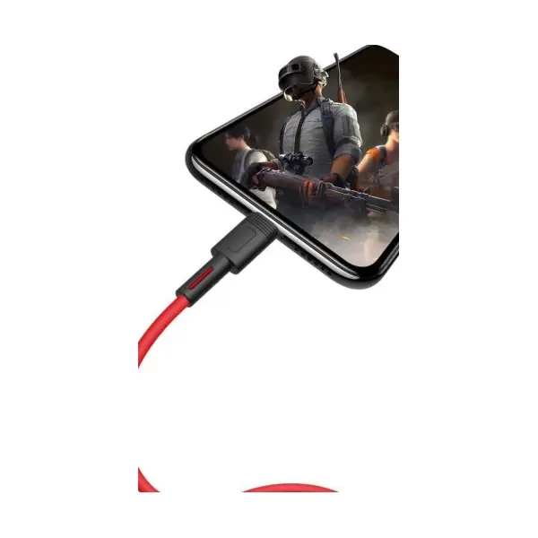 КАБЕЛЬ XO NB-Q166 FAST CHARGING USB CABLE ДЛЯ MICRO 5A, 1M ЧЕРВОНИЙ