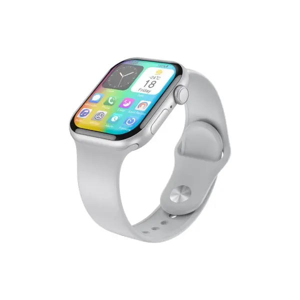 MR4_136185 Смарт-годинник xo w10 pro amoled screen 10 generation wireless charging smart talking watch срібний 