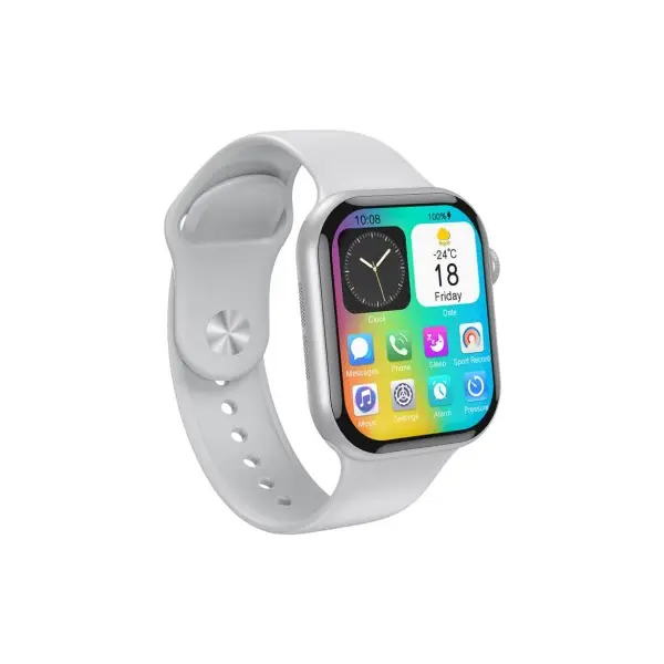 MR4_136185 Смарт-годинник xo w10 pro amoled screen 10 generation wireless charging smart talking watch срібний 