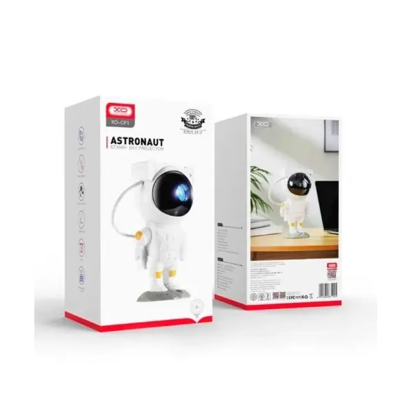 MR4_136187 Нічник xo cf1 astronaut star projector lamp, білий 