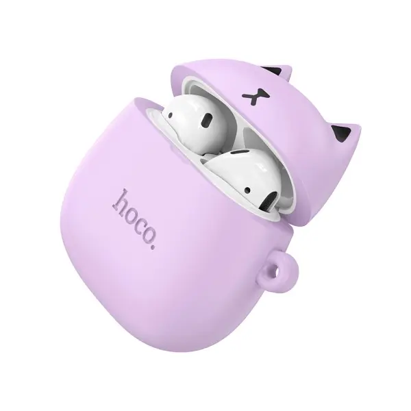 MR4_135797 Навушники бездротові hoco ew45 true ws stereo headset tws lilac cat 