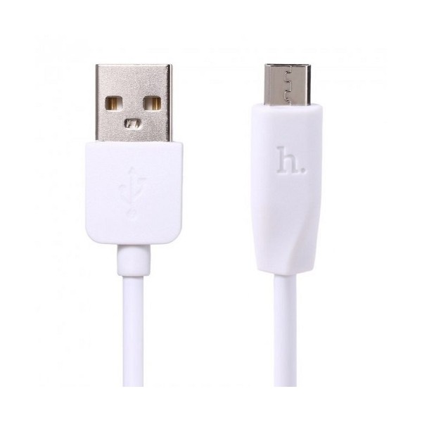 MR3_111190 Кабель micro-usb hoco x1 rapid, 2.4a, 1m, білий HOCO