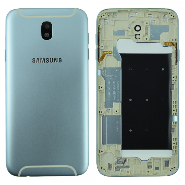 MR1_101098 Задня частина корпуса для samsung galaxy j7 2017 sm-j730 синій (з склом камери), original prc PRC