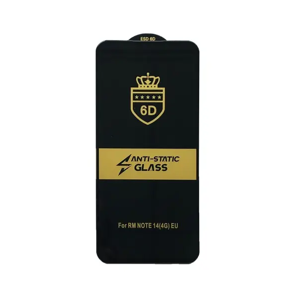 ЗАХИСНЕ СКЛО 6D ANTI-STATIC ДЛЯ REDMI NOTE 14 4G (ТЕХ. ПАК)