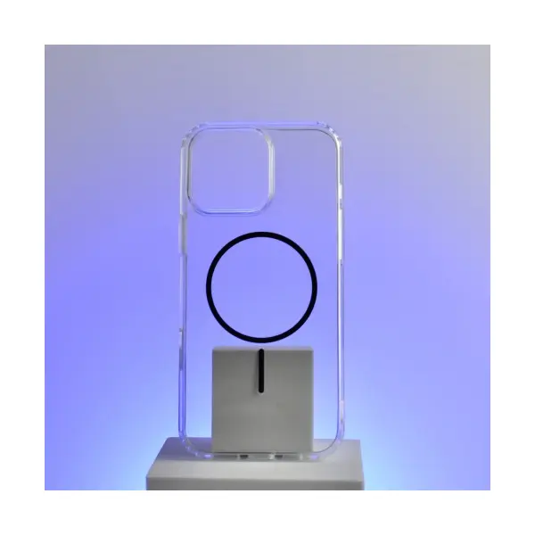 ЧОХОЛ CLEAR MAGNETIC (COLOR SLIM MAGSAFE) BOX ДЛЯ IPHONE 16 PRO MAX FLAMING ПУРПУРОВИЙ