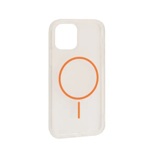 ЧОХОЛ CLEAR MAGNETIC (COLOR SLIM MAGSAFE) BOX ДЛЯ IPHONE 13 PRO ПОМАРАНЧЕВИЙ