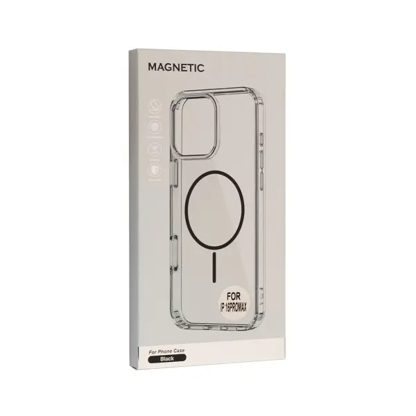 ЧОХОЛ CLEAR MAGNETIC (COLOR SLIM MAGSAFE) BOX ДЛЯ IPHONE 15 РОЖЕВИЙ