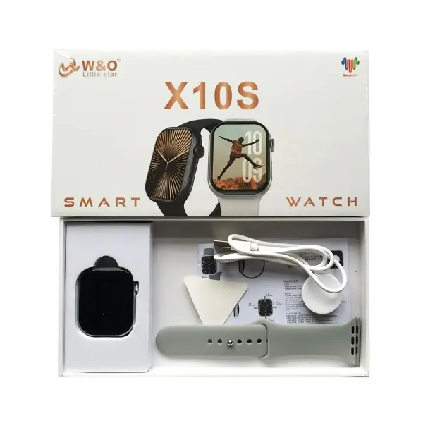 MR4_137464 Смарт-годинник smart watch w&o x10s, сірий 