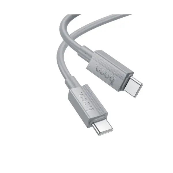 MR4_137238 Кабель pd hoco x107 favor 60w charging data cable type-c to type-c 1m, сірий 