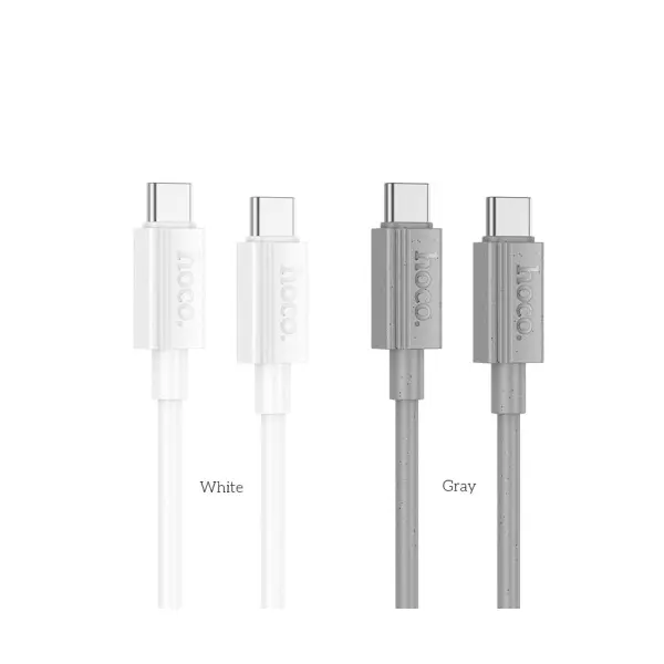 MR4_137238 Кабель pd hoco x107 favor 60w charging data cable type-c to type-c 1m, сірий 