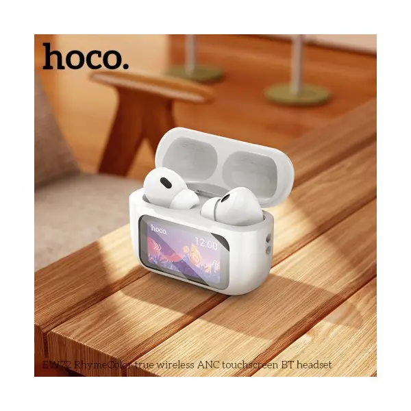 MR4_137255 Навушники бездротові hoco ew72 soar true wireless anc noisereduction, touchscreen, 5.4, білий 