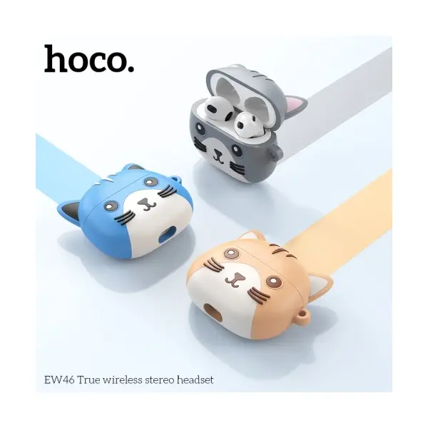 НАВУШНИКИ БЕЗДРОТОВІ HOCO EW74 TRUE WIRELESS STEREO HEADSET BT5.4, БІЛИЙ