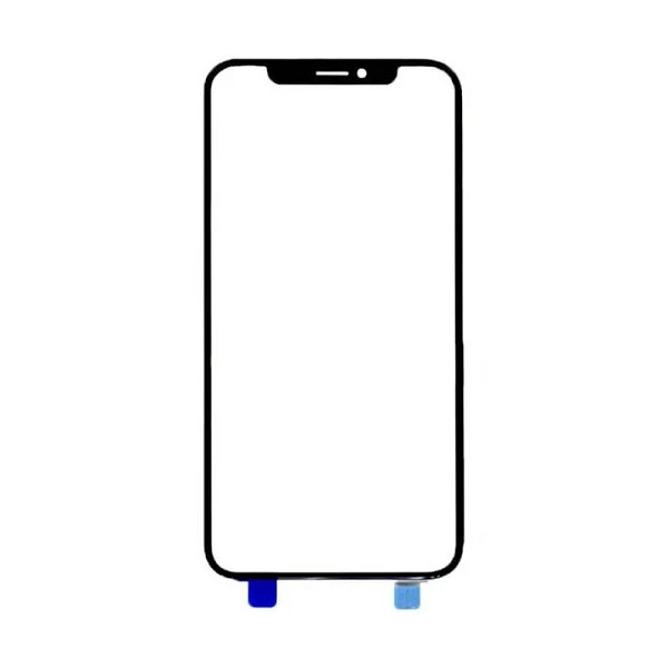 MR3_109338 Скло корпуса телефона для iphone x, xs з оса плівкою оригінал prc, чорний PRC