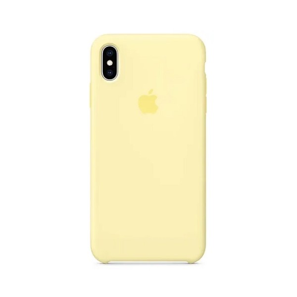 MR3_112641 Чохол silicone case для iphone xs max (60) cream жовтий SILICONE CASE