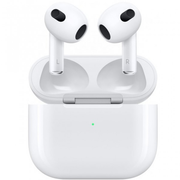 MR3_115311 Навушники бездротові airpods 3 (chipset jeiiy) з підтримкою бездротової зарядки, білий, copy PRC