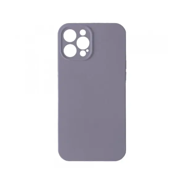 ЧОХОЛ SILICONE CASE FULL CAMERA COPY ДЛЯ IPHONE 15 PRO MAX (46) LAVANDER, СІРИЙ
