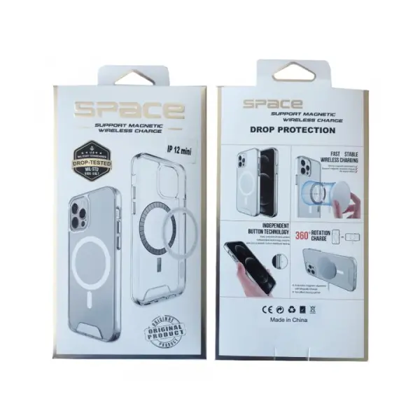 ЧОХОЛ SPACE MAGSAFE DROP PROTECTION ДЛЯ IPHONE 7, 8 TRANSPARENT