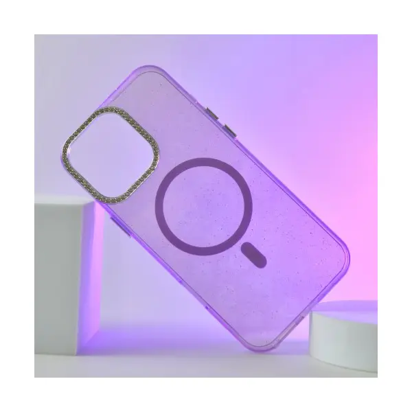 ЧОХОЛ MIRAGE HEART MAGSAFE ДЛЯ IPHONE 13 PRO MAX ПУРПУРОВИЙ