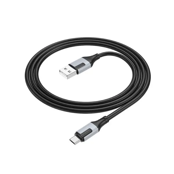 MR4_137608 Кабель borofone bx101 creator charging data cable для micro 2.4a, 1m, чорний 