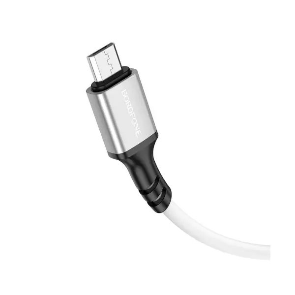 MR4_137645 Кабель borofone bx83 famous silicone для micro 2.4a, 1m, білий 