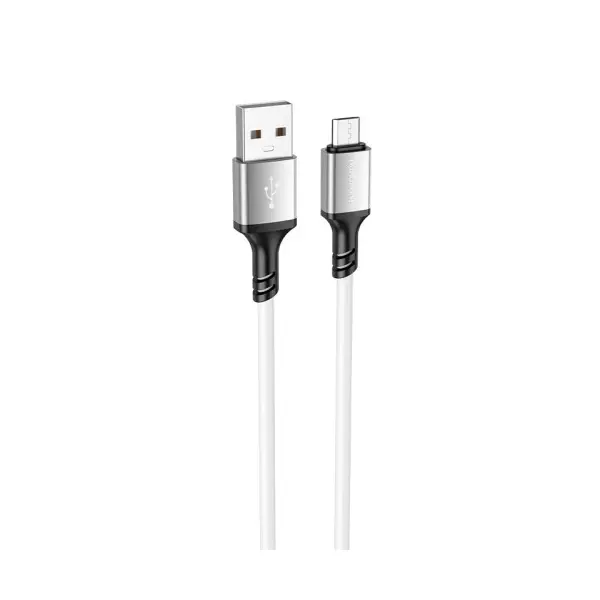 MR4_137645 Кабель borofone bx83 famous silicone для micro 2.4a, 1m, білий 