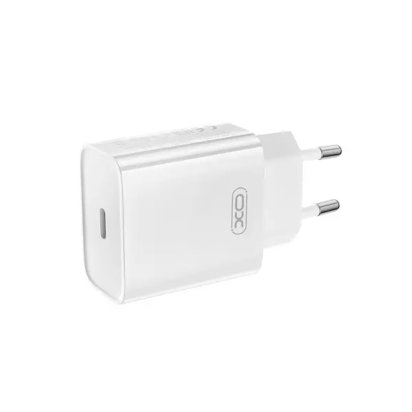 MR4_137494 Мережевий зарядний пристрій xo ce15 (eu) pd20w type-c fast charging charger with type-c cable, білий 