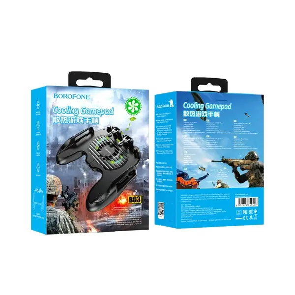 ІГРОВИЙ КОНТРОЛЕР BOROFONE BG3 WARRIOR, ЧОРНИЙ