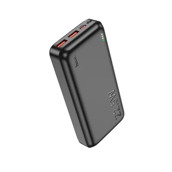 ЗОВНІШНІЙ АКУМУЛЯТОР POWER BANK HOCO J101A ASTUTE 22.5W FULLY COMPATIBLE POWER 20 000MAH, ЧОРНИЙ