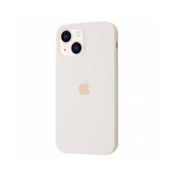 MR3_114744 Чехол silicone case для iphone 13 (9) белый (закрытый низ) SILICONE CASE
