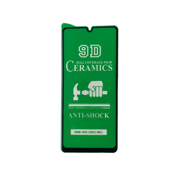 ЗАХИСНЕ СКЛО CERAMIC ДЛЯ SAMSUNG A32 (A325), ЧОРНИЙ (ТЕХ. ПАК)