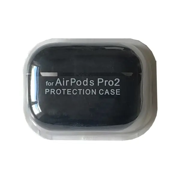 MR4_138067 Чохол для airpods pro 2 silicone case, microfiber, чорний 