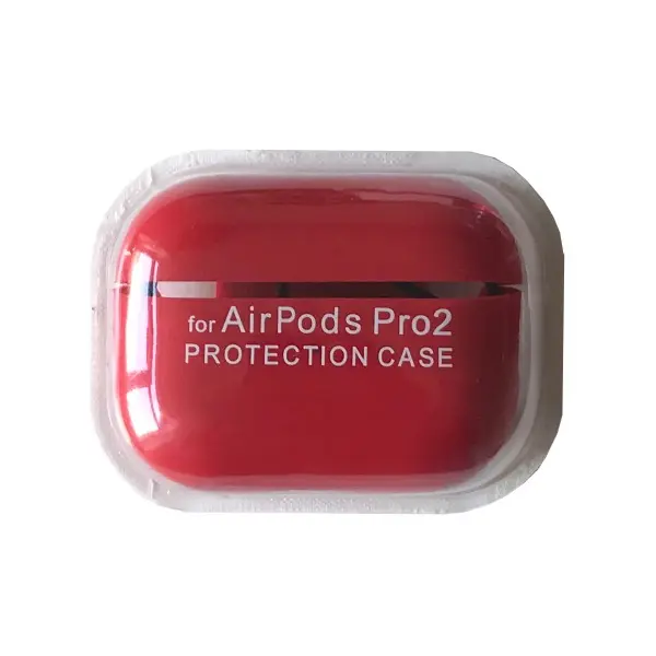 MR4_138071 Чохол для airpods pro 2 silicone case, microfiber червоний 