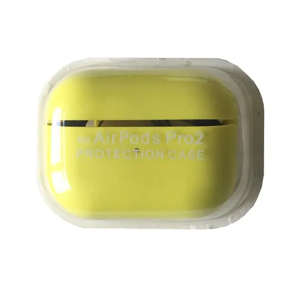 MR4_138075 Чохол для airpods pro 2 silicone case, microfiber жовтий 