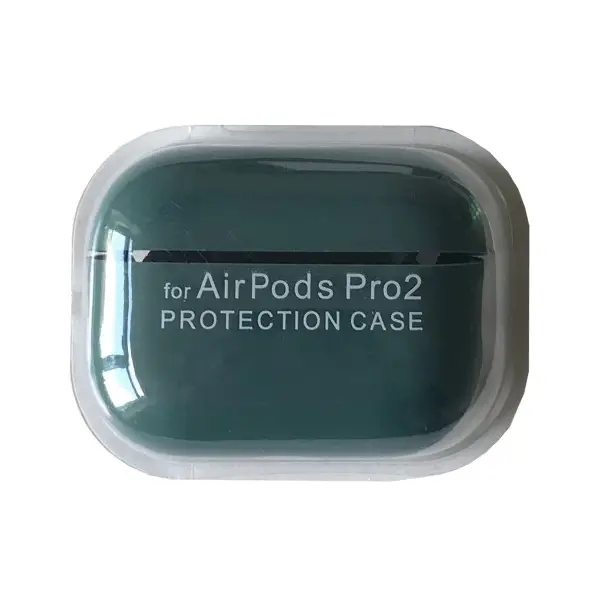 ЧОХОЛ ДЛЯ AIRPODS PRO 2 SILICONE CASE, MICROFIBER PINE ЗЕЛЕНИЙ
