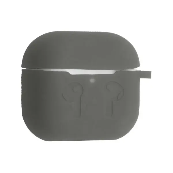 MR4_138373 Чохол для airpods 4 силіконовий 2mm (тех. пак) dark, сірий 