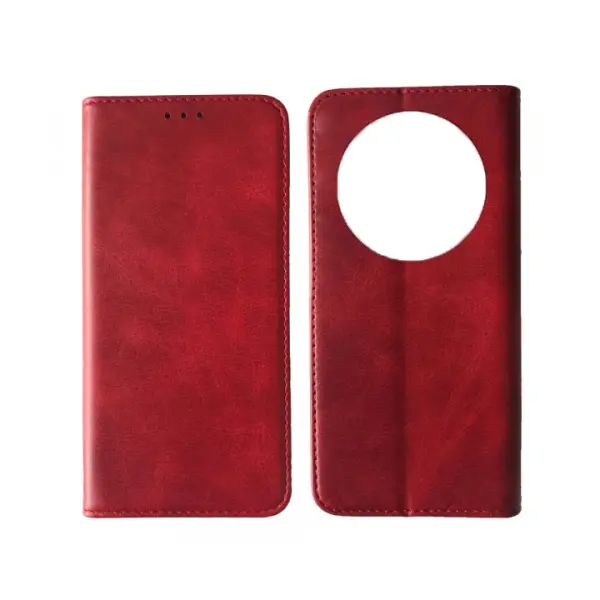 ЧОХОЛ-КНИЖКА BLACK TPU MAGNET ДЛЯ REDMI A3 ЧЕРВОНИЙ