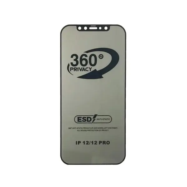 MR4_137874 Захисне скло privacy anti-static 360 для iphone 12, 12 pro (тех. пак) 