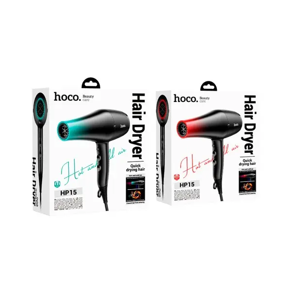 ФЕН ДЛЯ ВОЛОССЯ HOCO HP15 HOT AND COLD AIR HAIR DRYER GRADIENT СИНІЙ