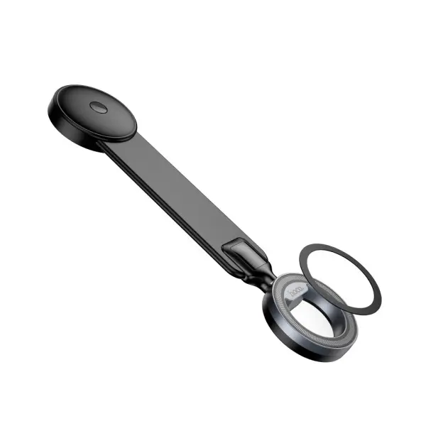 АВТОТРИМАЧ HOCO H71 TOTEM RING MAGNETIC CAR HOLDER (CENTER CONSOLE), ЧОРНИЙ