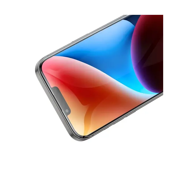 ЗАХИСНЕ СКЛО HOCO A34 9D LARGE ARC DUSTPROOF ДЛЯ IPHONE 15, ЧОРНИЙ