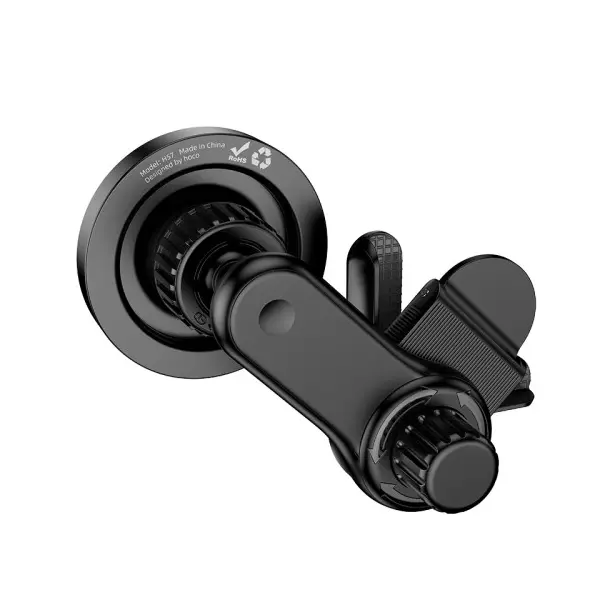 АВТОТРИМАЧ HOCO H57 SHOW RING MAGNETIC CAR HOLDER (DISPLAY), ЧОРНИЙ
