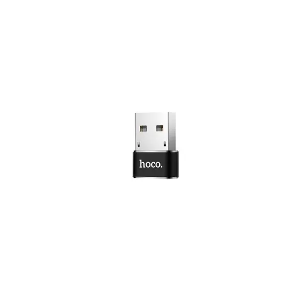 ПЕРЕХІДНИК HOCO UA6 TYPE-C TO USB, ЧОРНИЙ