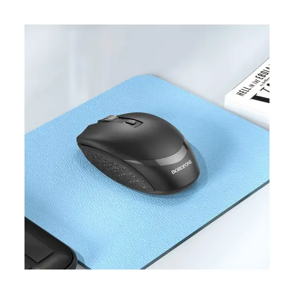 БЕЗДРОТОВА МИШКА BOROFONE BG7 PLATINUM 2.4G BUSINESS WIRELESS MOUSE, ЧОРНИЙ