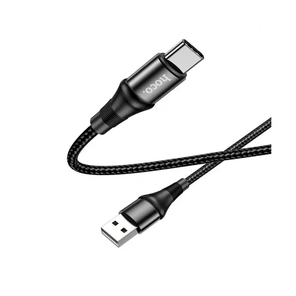 КАБЕЛЬ HOCO X50 EXCELLENT CHARGING DATA ДЛЯ TYPE-C 3A, 1M, ЧОРНИЙ
