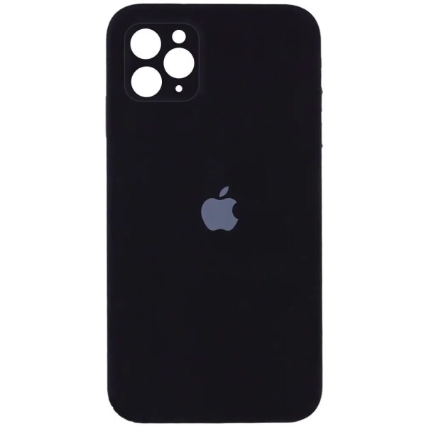 MR3_116592 Чехол silicone case для iphone 11 pro (18), черный (квадратный) square side SILICONE CASE